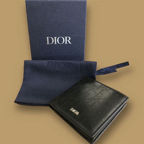 dior oblique bifold wallet|Bifold Wallet Black Dior Oblique Galaxy Leather .